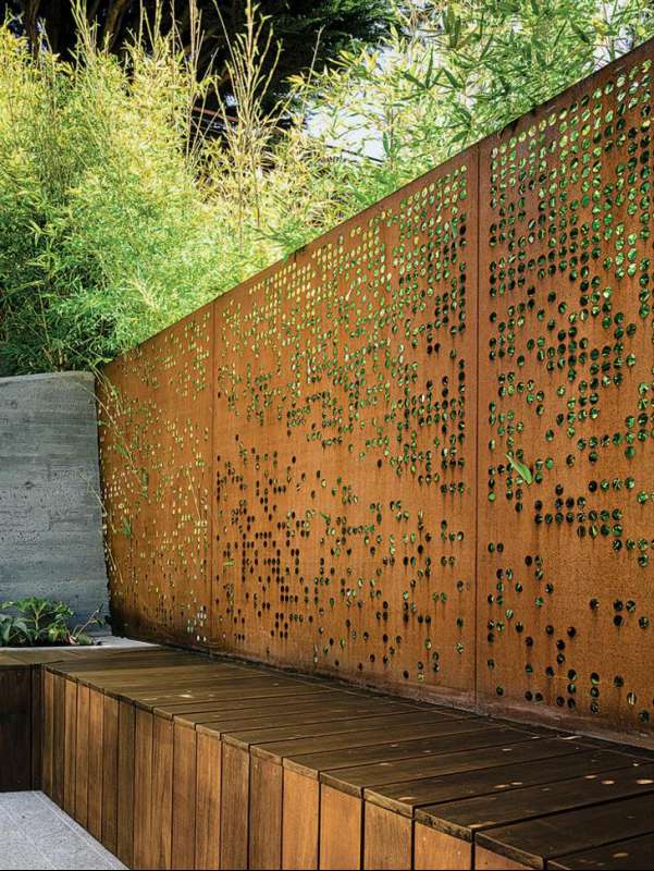 Corten Laser Cut Screens