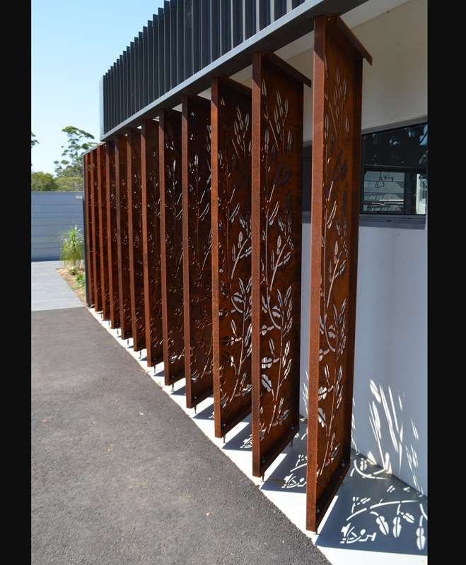 Corten Laser Cut Screens