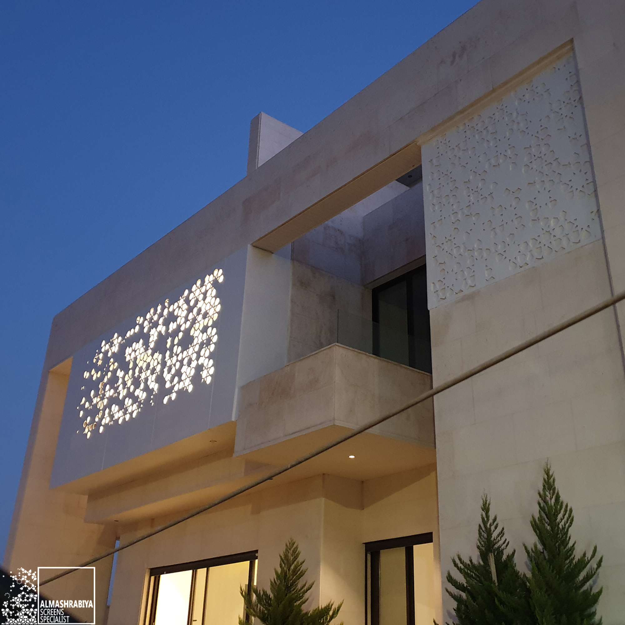 Modern Metal Mashrabiya